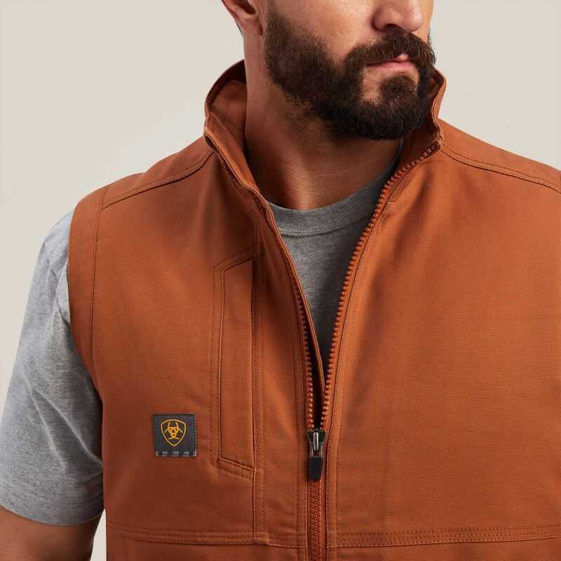 Ariat Rebar DuraCanvas Vest Copper | 657BDOZFX