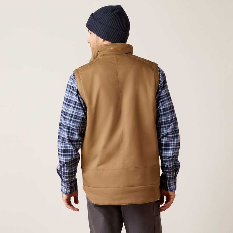 Ariat Rebar DuraCanvas Vest Khaki | 854PMIZKE