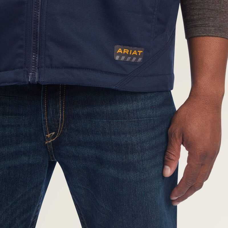 Ariat Rebar DuraCanvas Vest Navy | 519HIBJMX