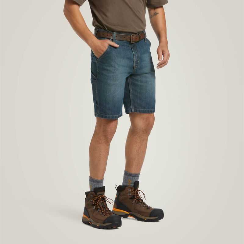 Ariat Rebar DuraStretch Denim Utility Short Phantom | 896YGXHML