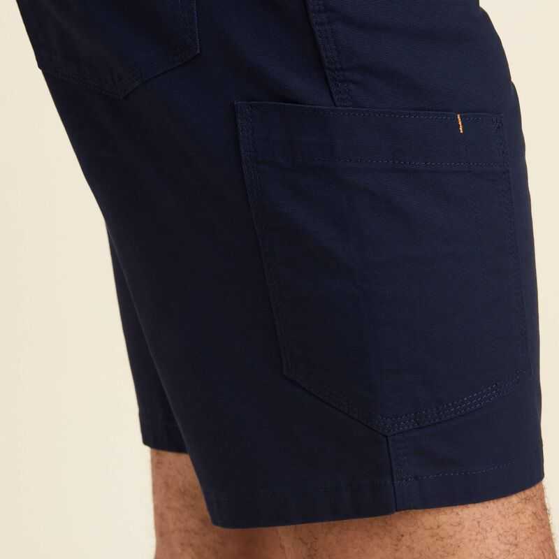 Ariat Rebar DuraStretch Made Tough 10' Short Navy | 794VWXAJB