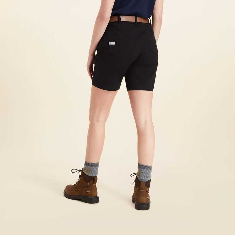 Ariat Rebar DuraStretch Made Tough Short Black | 307BZLJRO