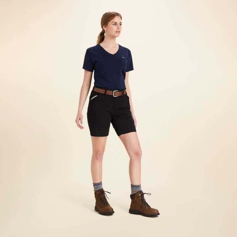 Ariat Rebar DuraStretch Made Tough Short Black | 307BZLJRO