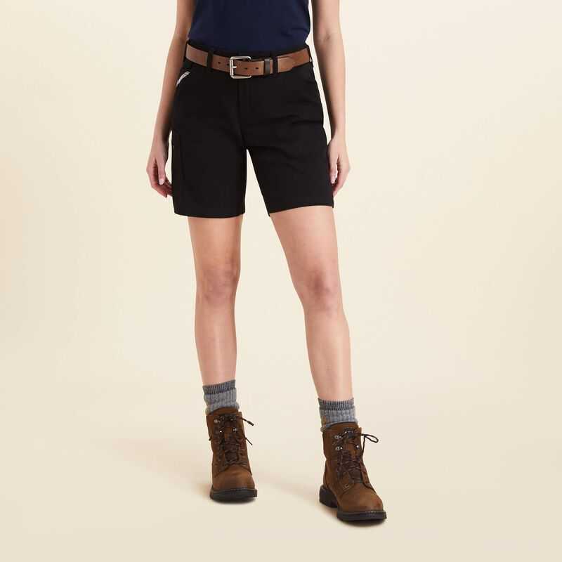 Ariat Rebar DuraStretch Made Tough Short Black | 307BZLJRO