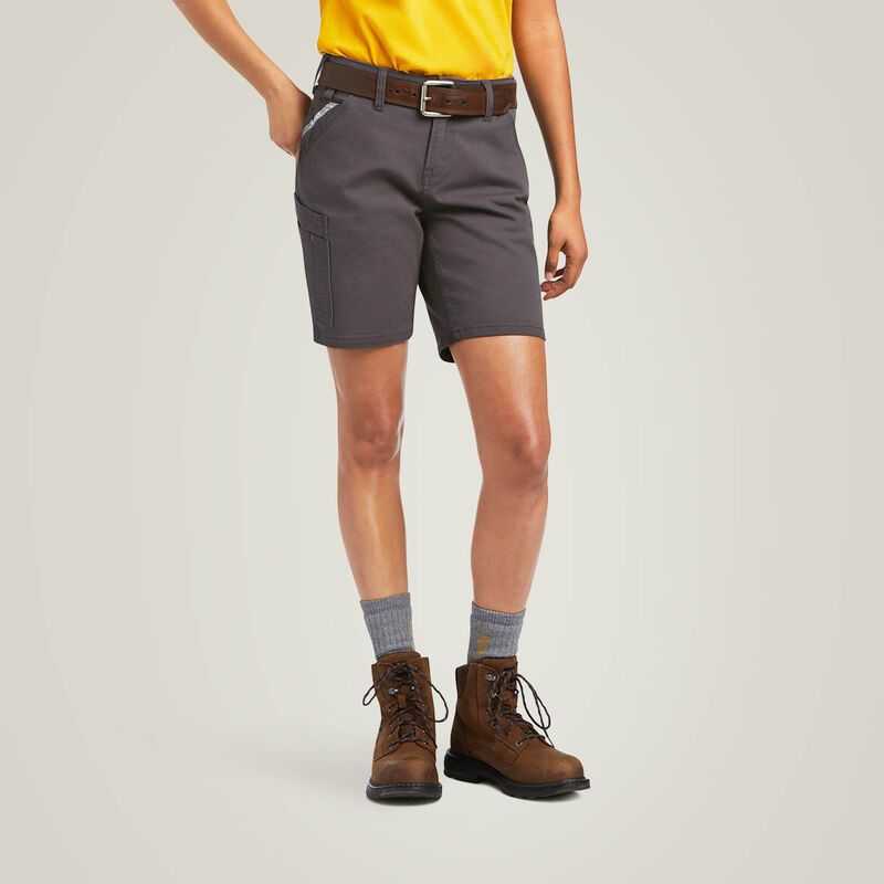 Ariat Rebar DuraStretch Made Tough Short Grey | 068BPWESX