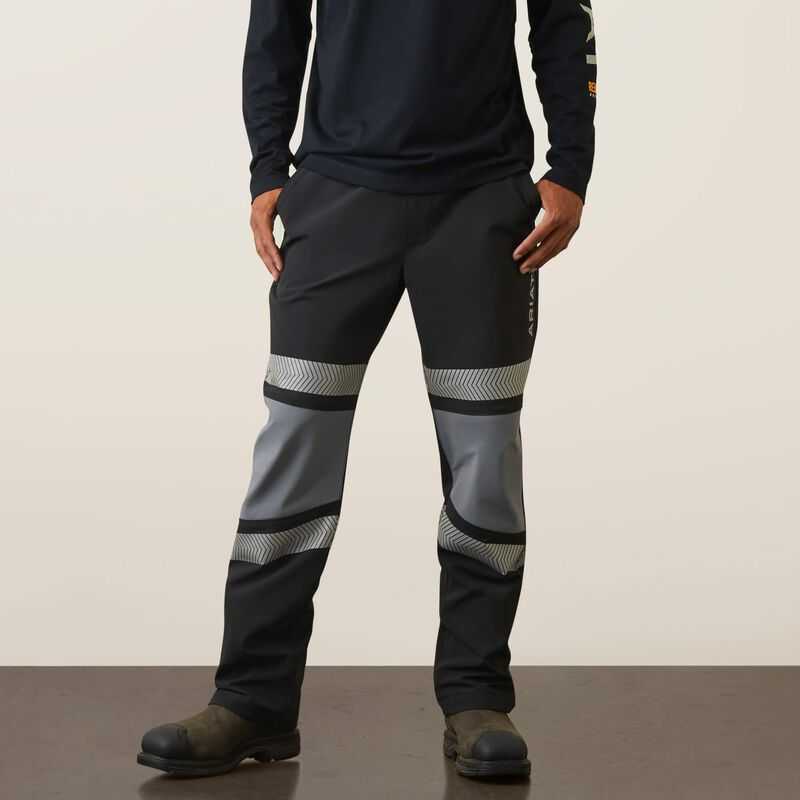 Ariat Rebar DuraStretch Pull-On Straight Pant Black | 085DAVGSB