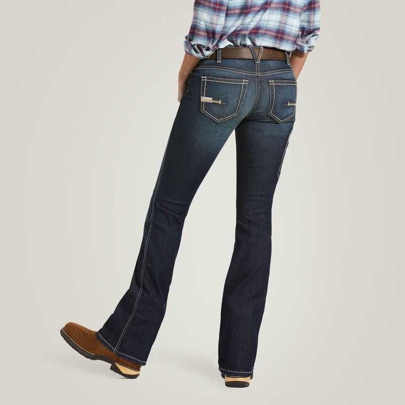 Ariat Rebar DuraStretch Riveter Boot Cut Jean Hallow | 736BDKTGV