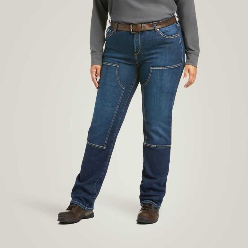 Ariat Rebar DuraStretch Riveter Double Front Straight Jean Riveter | 245OSPYDJ