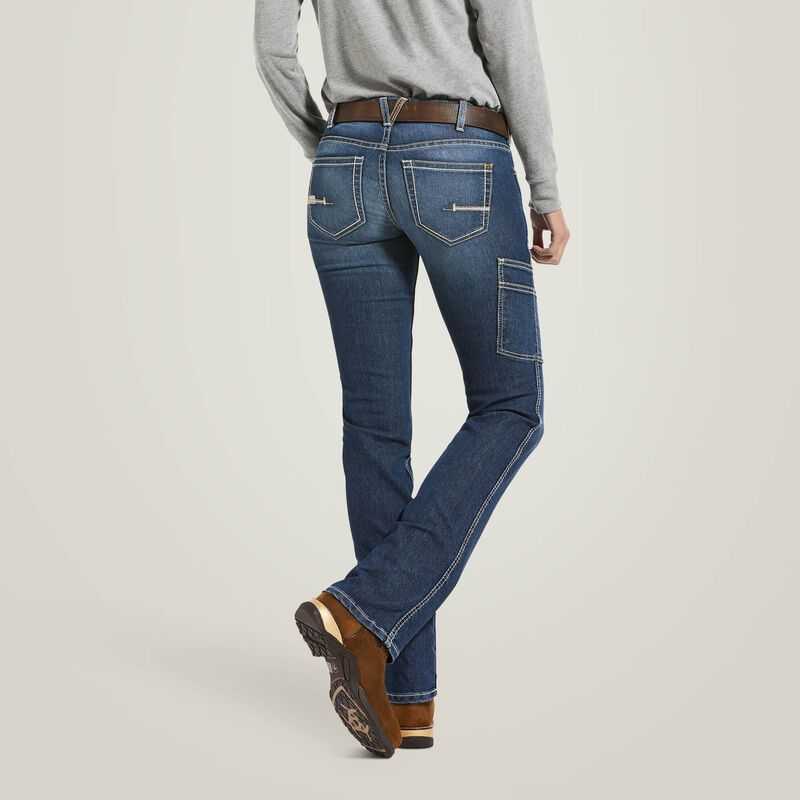 Ariat Rebar DuraStretch Riveter Straight Leg Jean Nightride | 857RBAXVH