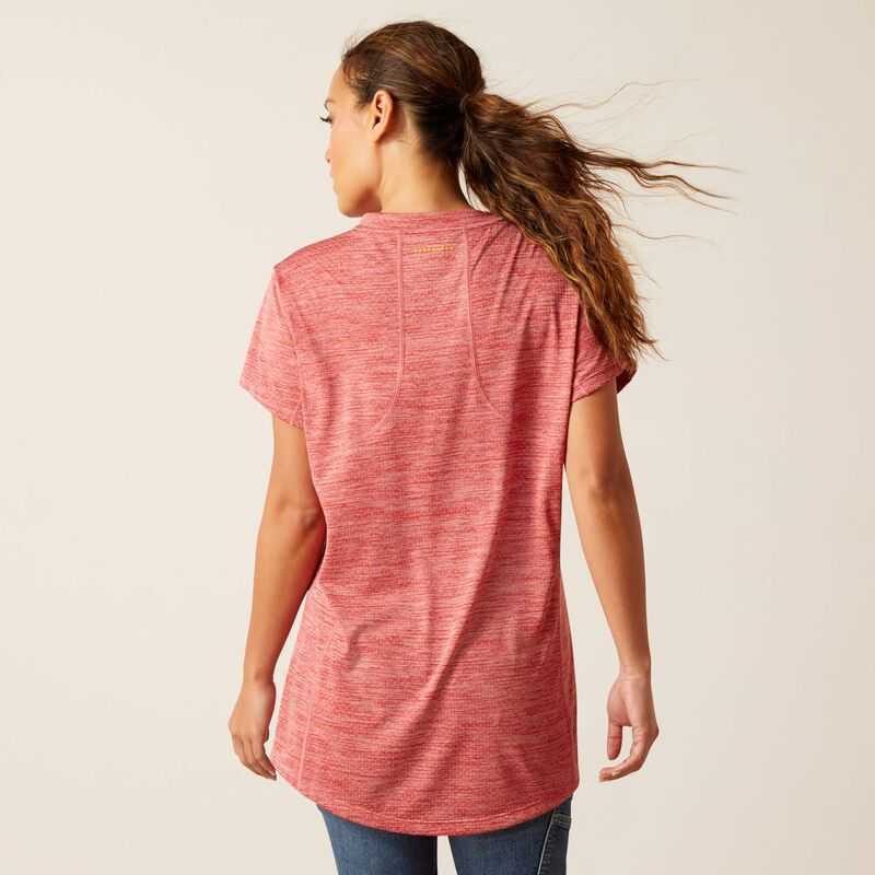 Ariat Rebar Evolution T-Shirt Red | 652YNXWKT