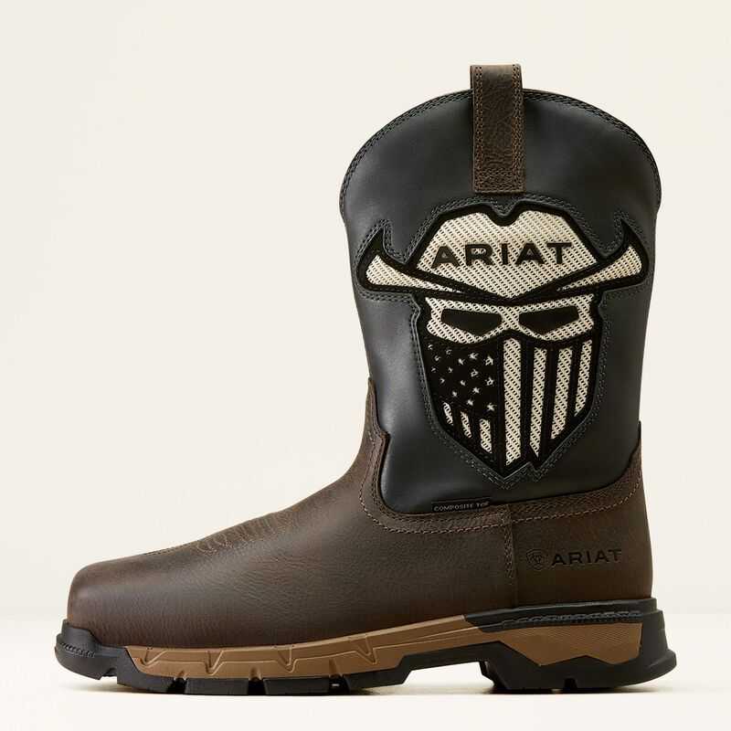 Ariat Rebar Flex Western VentTEK Incognito Composite Toe Work Boot Coffee | 652CLBSRQ