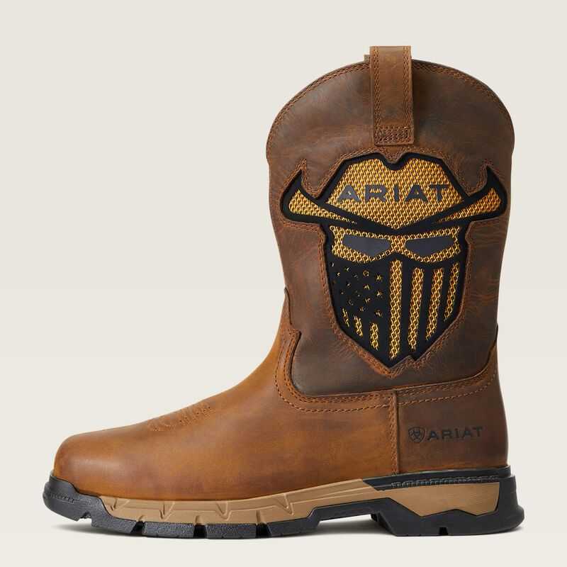 Ariat Rebar Flex Western VentTEK Incognito Work Boot Dark Earth | 964LAOKCE