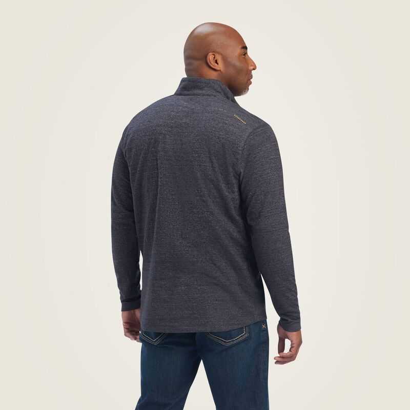 Ariat Rebar Foundation 1/4 Zip Shirt Grey | 741QCDBKE