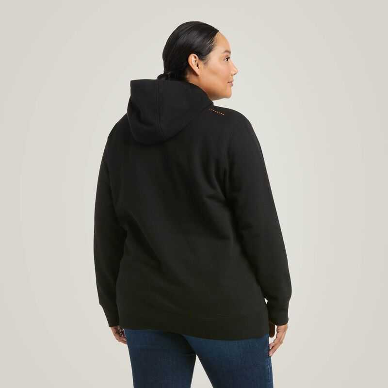 Ariat Rebar Graphic Hoodie Black / Purple | 598NWYMFC