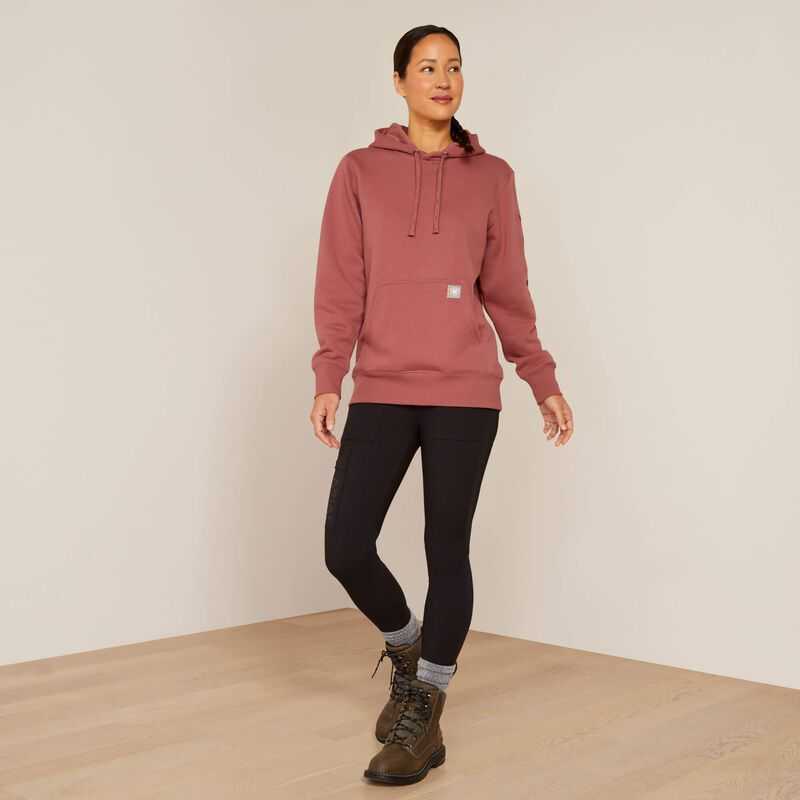 Ariat Rebar Graphic Hoodie Dark Red / Purple | 642MOGBAR