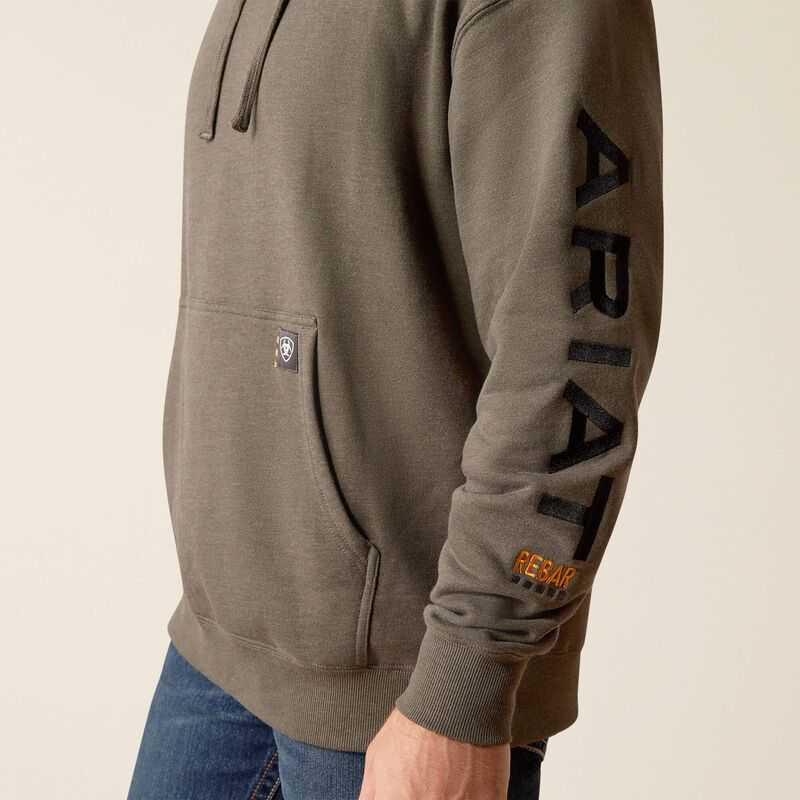 Ariat Rebar Graphic Hoodie Olive / Black | 457ACKNLJ