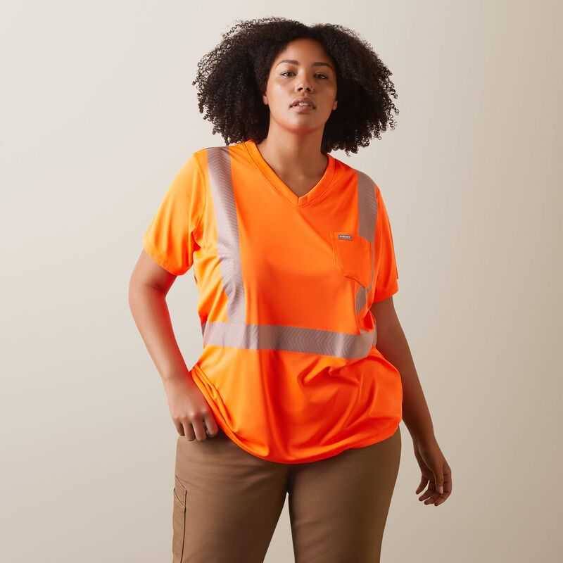 Ariat Rebar Hi-Vis ANSI T-Shirt Orange | 158OUAFGX