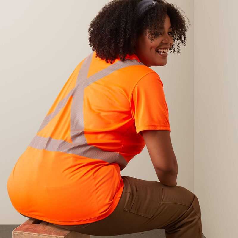 Ariat Rebar Hi-Vis ANSI T-Shirt Orange | 158OUAFGX