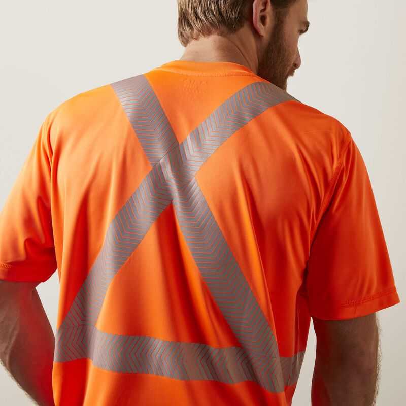 Ariat Rebar Hi-Vis ANSI T-Shirt Orange | 752HULDRW