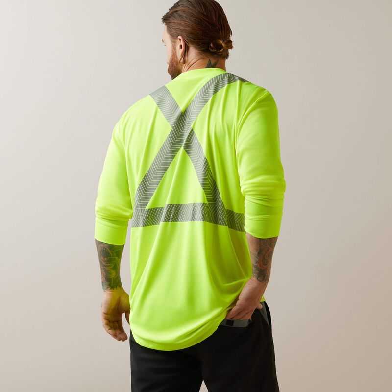 Ariat Rebar Hi-Vis ANSI T-Shirt Yellow | 263MAJHEY