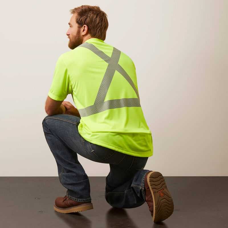 Ariat Rebar Hi-Vis ANSI T-Shirt Yellow | 830LSWYXI