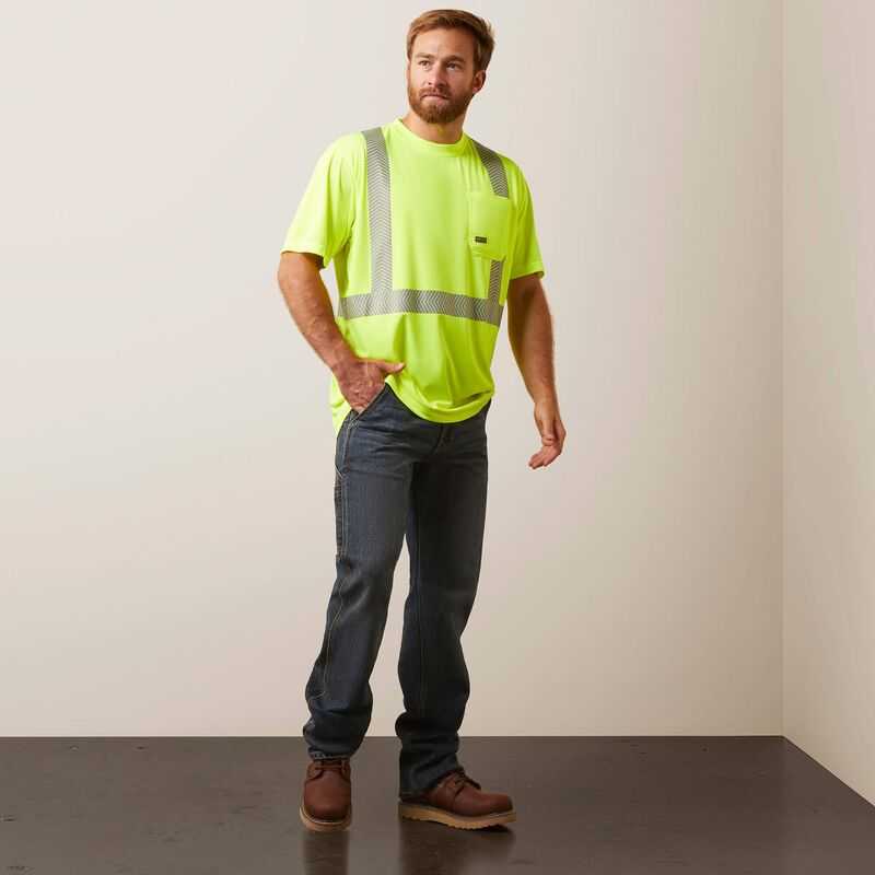 Ariat Rebar Hi-Vis ANSI T-Shirt Yellow | 830LSWYXI