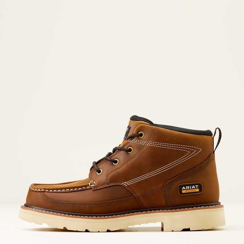 Ariat Rebar Lift Chukka Work Boot Brown | 869SQPUAI