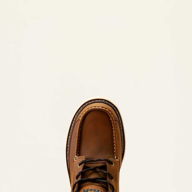 Ariat Rebar Lift Chukka Work Boot Brown | 869SQPUAI