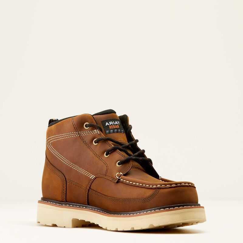 Ariat Rebar Lift Chukka Work Boot Brown | 869SQPUAI