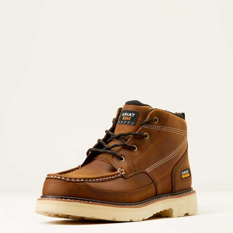 Ariat Rebar Lift Chukka Work Boot Brown | 869SQPUAI