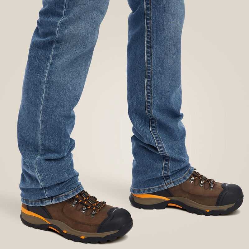 Ariat Rebar M4 Low Rise DuraStretch Edge Boot Cut Jean Ventura | 351QGWYCV