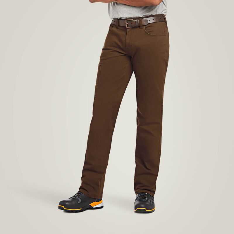 Ariat Rebar M4 Low Rise DuraStretch Made Tough Stackable Straight Leg Pant Wren | 645DGMCKB