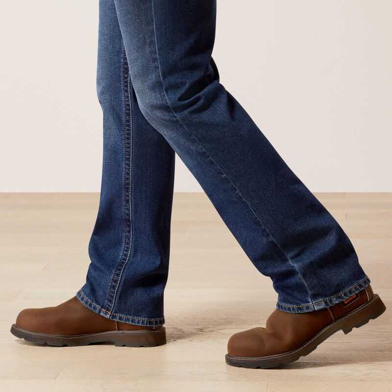 Ariat Rebar M4 Relaxed Acclimatize Boot Cut Jean Galveston | 321OILKXG