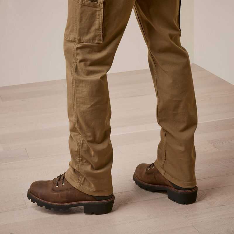 Ariat Rebar M4 Relaxed Made Tough Cargo Straight Pant Khaki | 714UALSDR