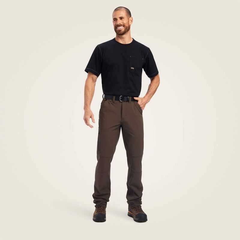 Ariat Rebar M5 Straight DuraStretch DriTEK Softshell Straight Pant Wren | 954DLPYUO