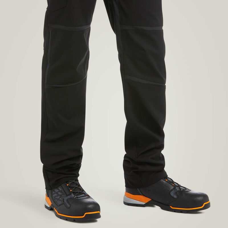 Ariat Rebar M5 Straight DuraStretch Ripstop Cargo Straight Pant Black | 965ZVTKQG