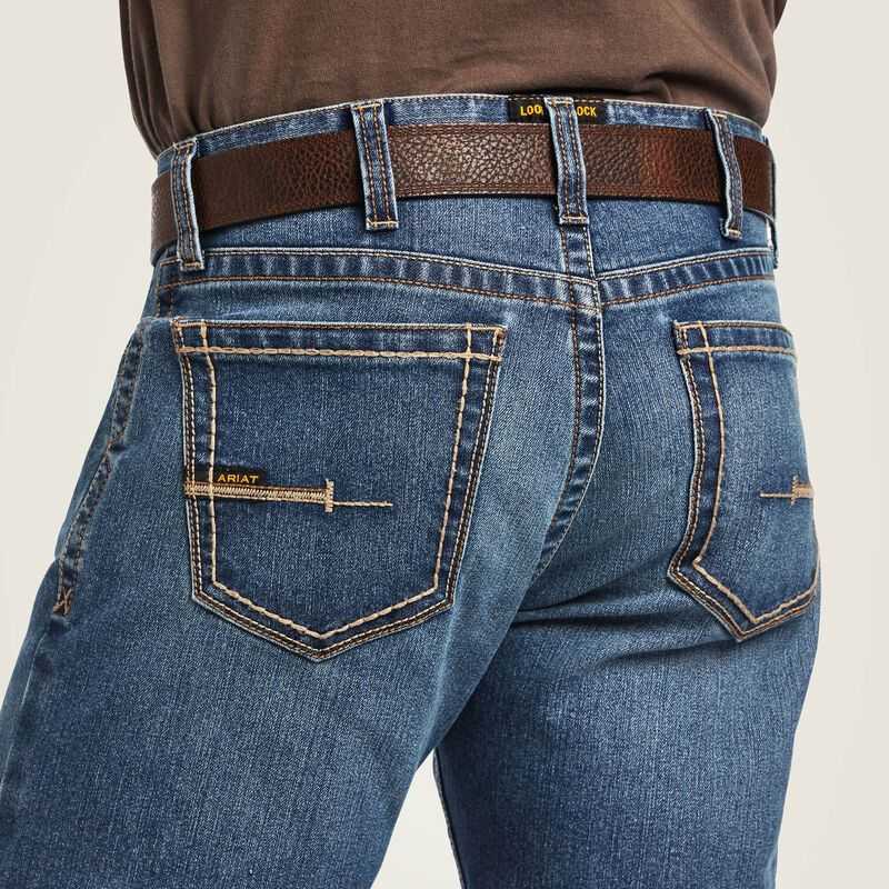 Ariat Rebar M7 DuraStretch Edge Stackable Straight Leg Jean Rico | 210HGNRDC