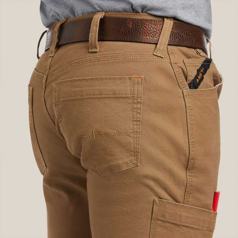 Ariat Rebar M7 DuraStretch Made Tough Straight Pant Khaki | 219BDAJOI