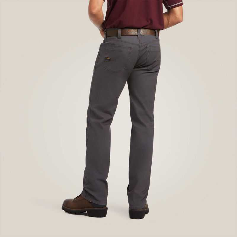 Ariat Rebar M7 DuraStretch Made Tough Straight Pant Grey | 203DAPZCO