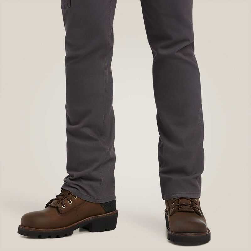 Ariat Rebar M7 DuraStretch Made Tough Straight Pant Grey | 203DAPZCO