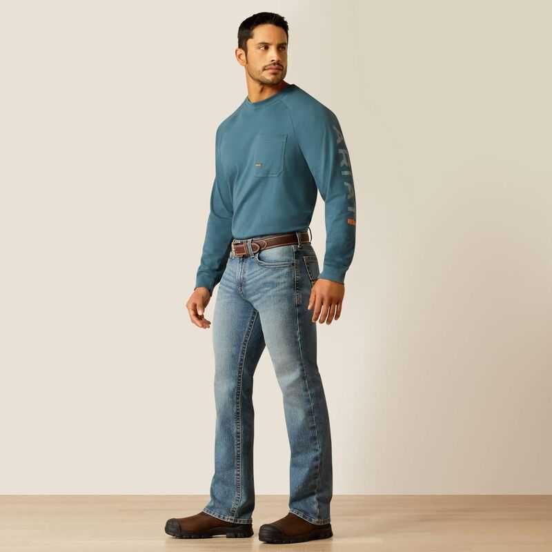 Ariat Rebar M7 Slim Rail Straight Jean Breaker | 521ZWCFVQ