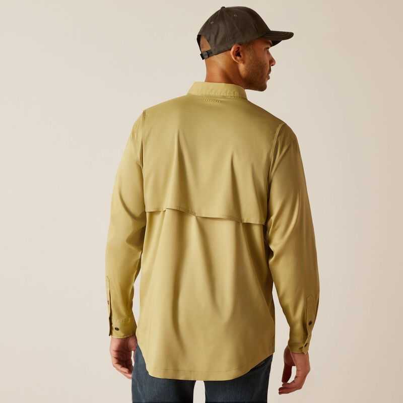 Ariat Rebar Made Tough VentTEK DuraStretch Work Shirt Olive | 937TOQGWP