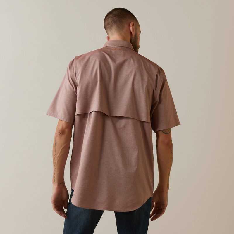 Ariat Rebar Made Tough VentTEK DuraStretch Work Shirt Toffee Heather | 840MKUWTN