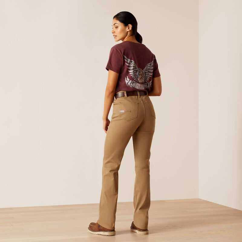 Ariat Rebar PR Made Tough Straight Pant Khaki | 069HIZPTL