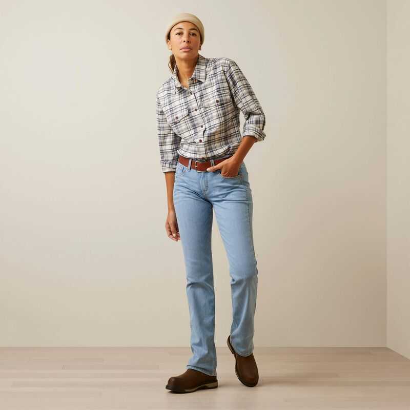 Ariat Rebar Riveter Straight Jean Coldwater | 408JABCIE