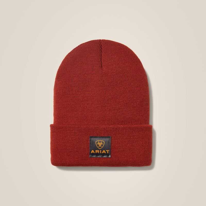 Ariat Rebar Watch Cap Red | 743SBTWIC