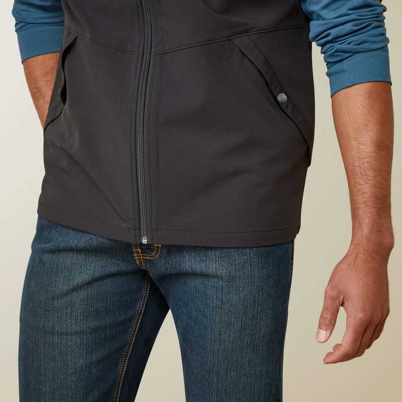 Ariat Rebar Weatherproof Convertible Jacket Black | 790EVPOZQ