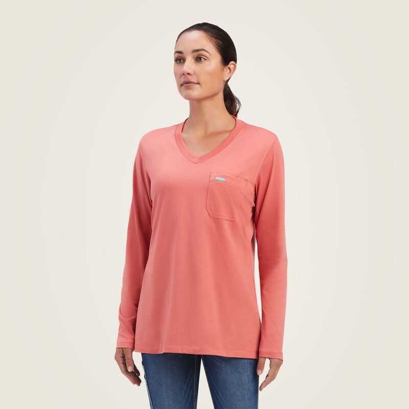 Ariat Rebar Workman Barn Graphic T-Shirt Rose | 940NUJLXI