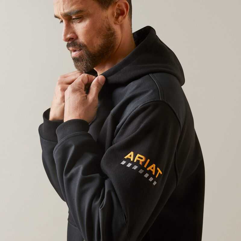 Ariat Rebar Workman DuraCanvas Hoodie Black / Black | 642STFCLR