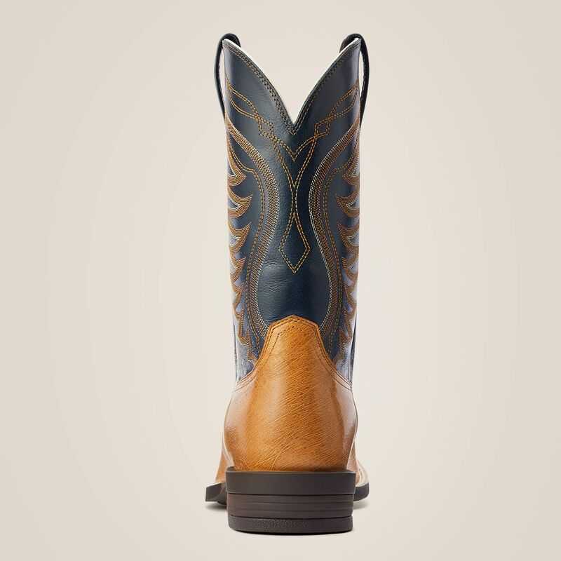 Ariat Reckoning Western Boot Antique Saddle Sq Ostrich | 963PHQTJD